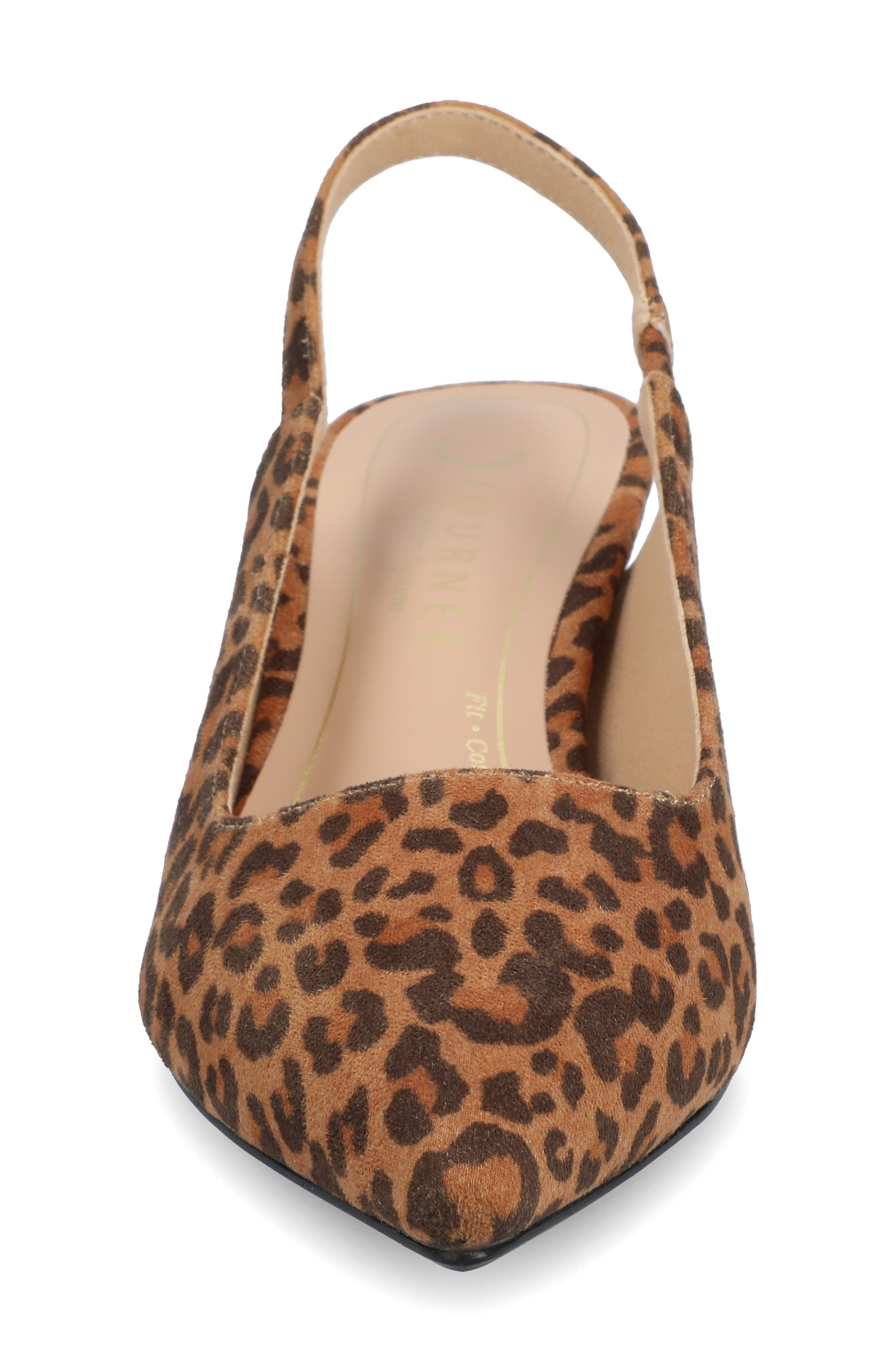 Paulina Slingback Pump, Alternate, color, LEOPARD/CAMEL PRINT