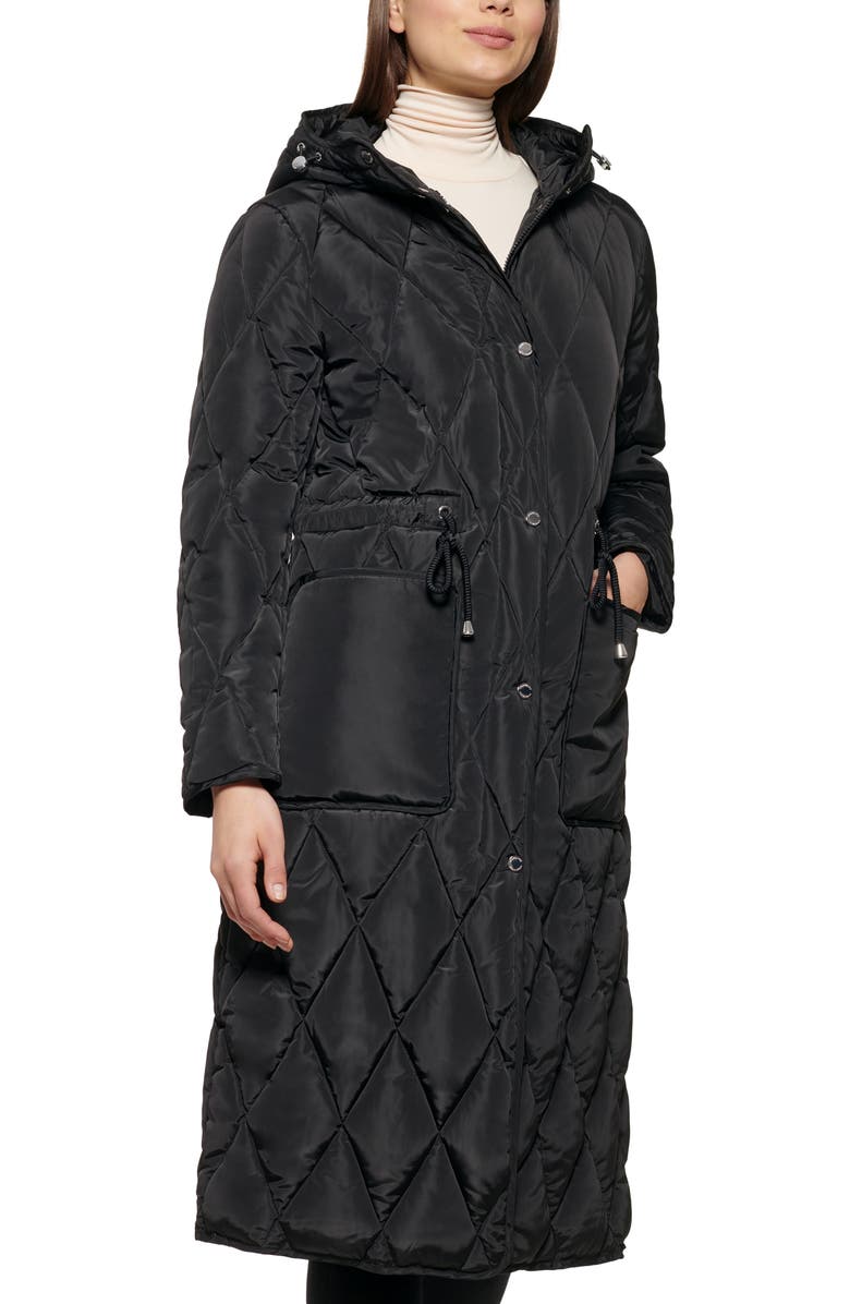 Kenneth Cole New York Stadium Length Puffer Jacket, Alternate, color, 