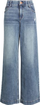 Wit & Wisdom Sam 'Ab'Solution High Waist Wide Leg Jeans