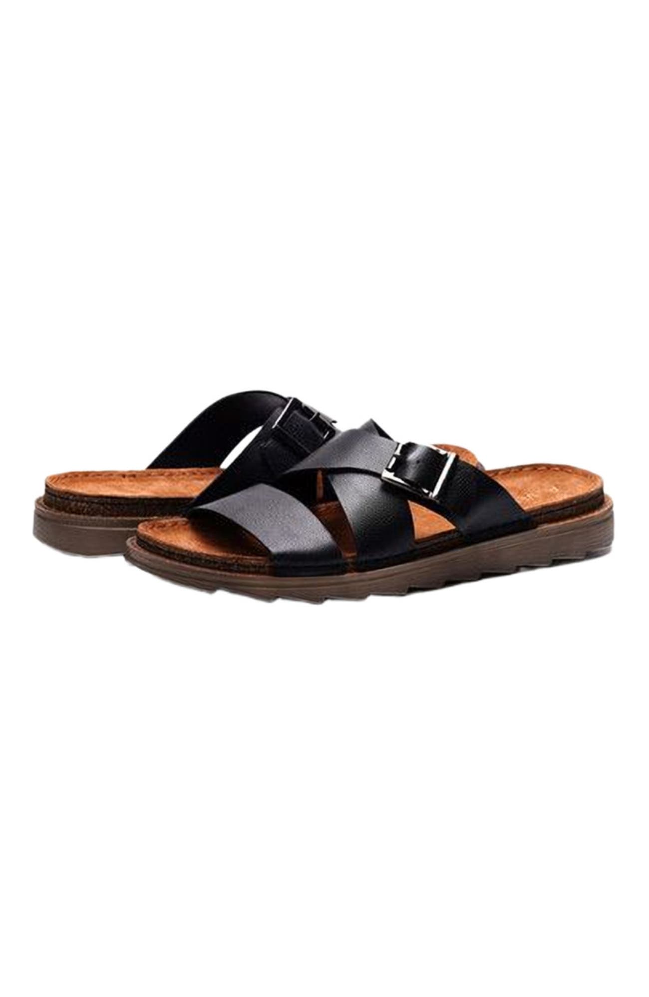A. Veer Baliya One Strap Sandal, Alternate, color, Black