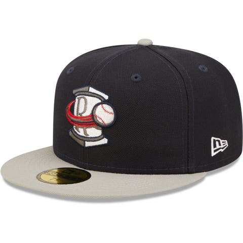 Men's New Era Navy Rome Braves Authentic Collection Road 59FIFTY Fitted Hat
