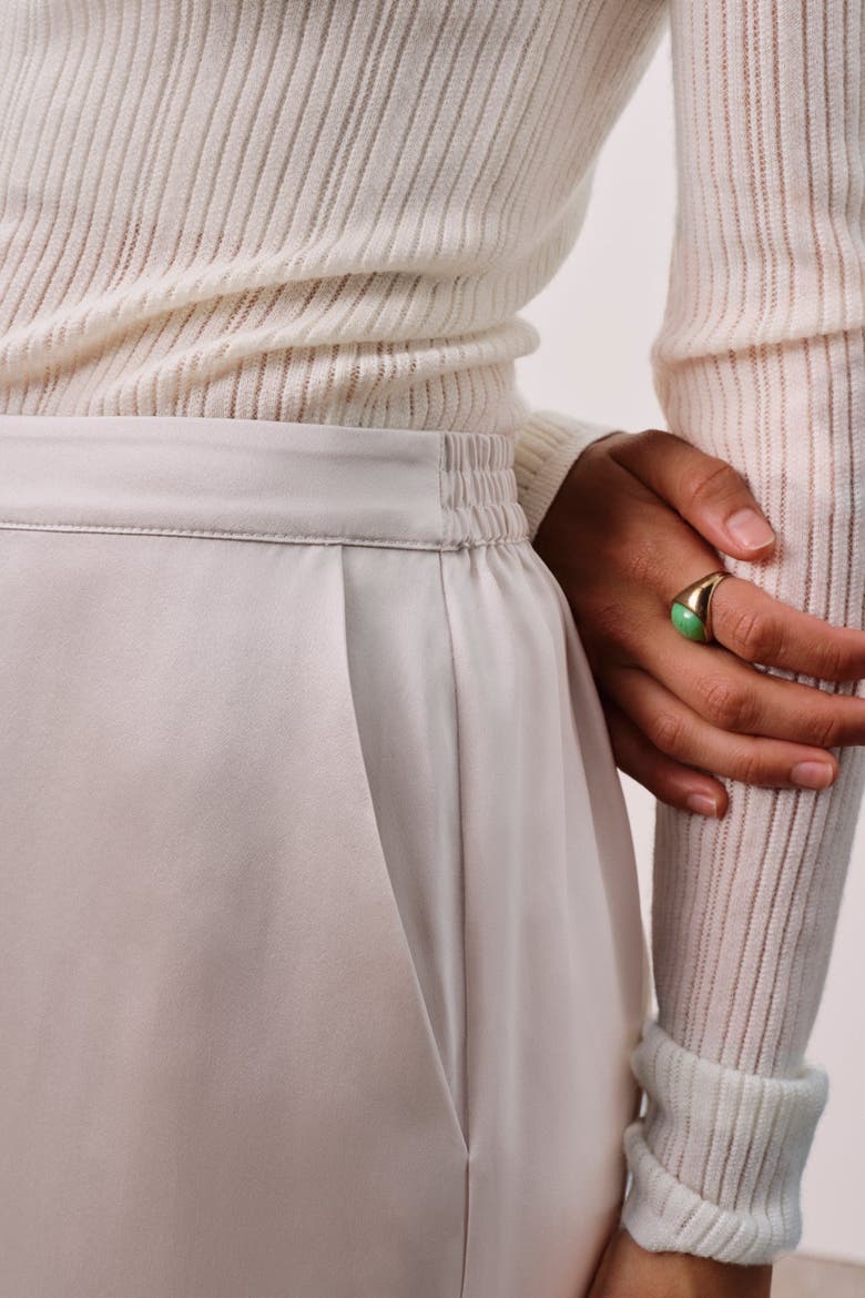 ROBYN SILK PANT, Alternate, color, Marble
