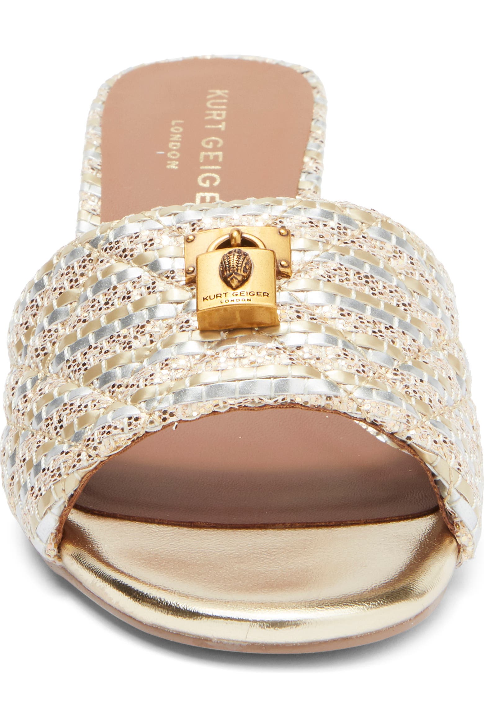 Sliding Rack Lock Kurt Geiger London Brixton Slide Sandal (Women) | Nordstromrack