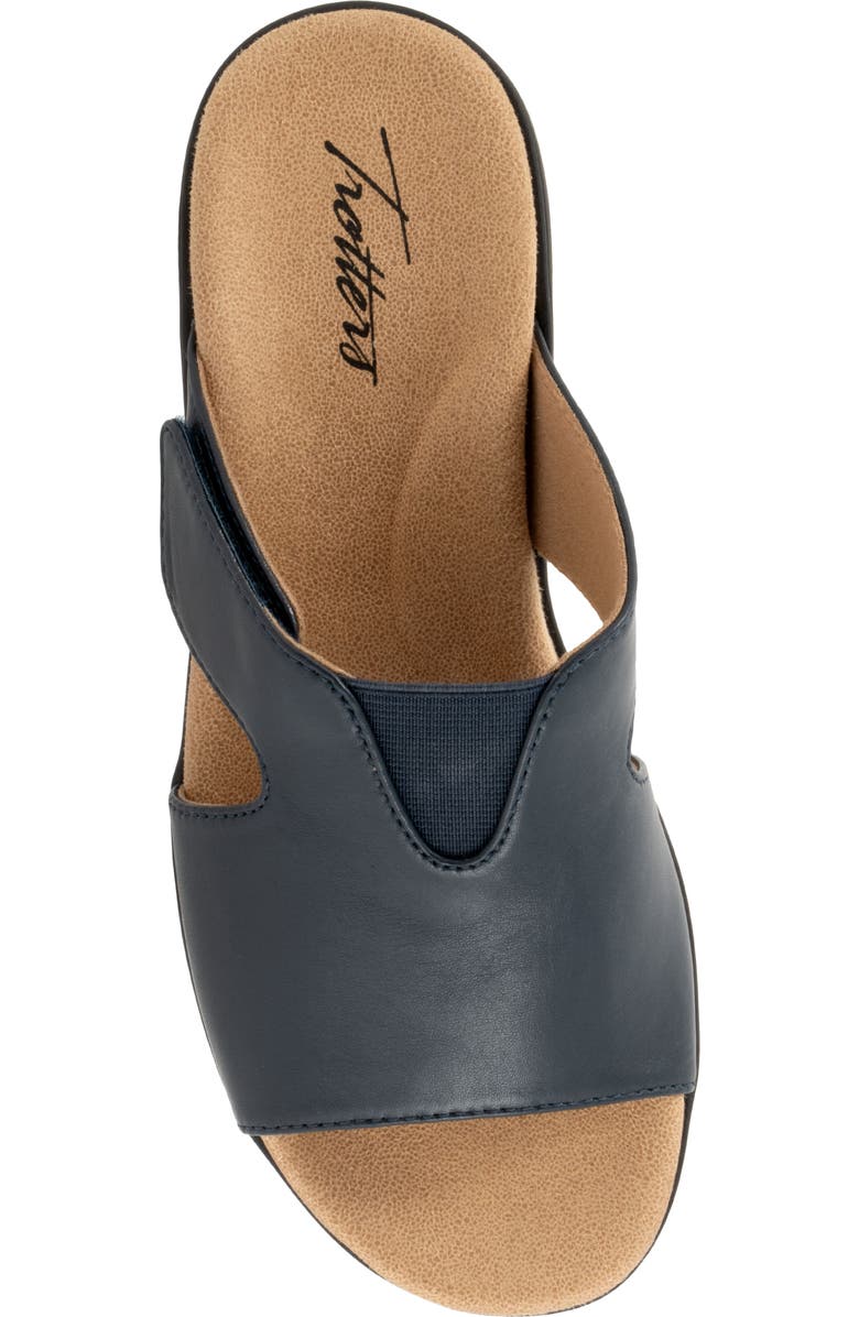 Trotters Roxine Slide Sandal - Multiple Widths Available, Alternate, color, Navy