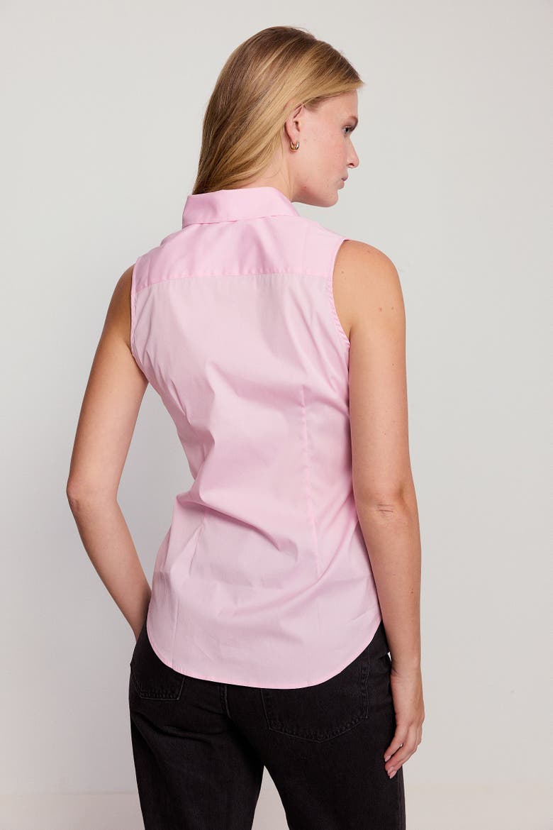 The Sleeveless Shirt, Alternate, color, Light Pink