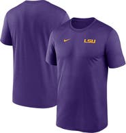 Nike Men's Nike Purple LSU Tigers 2025 Sideline Small Logo Legend Performance T-Shirt
