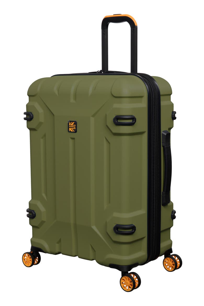 Shielding Hardside Spinner Carry-On, Main, color, SPHAGNUM