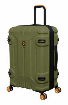 Shielding Hardside Checked Spinner Suitcase