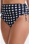 selected Navy Gingham Pique