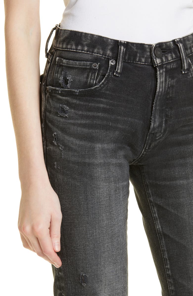 MOUSSY Lenwood Distressed Ankle Skinny Jeans, Alternate, color,