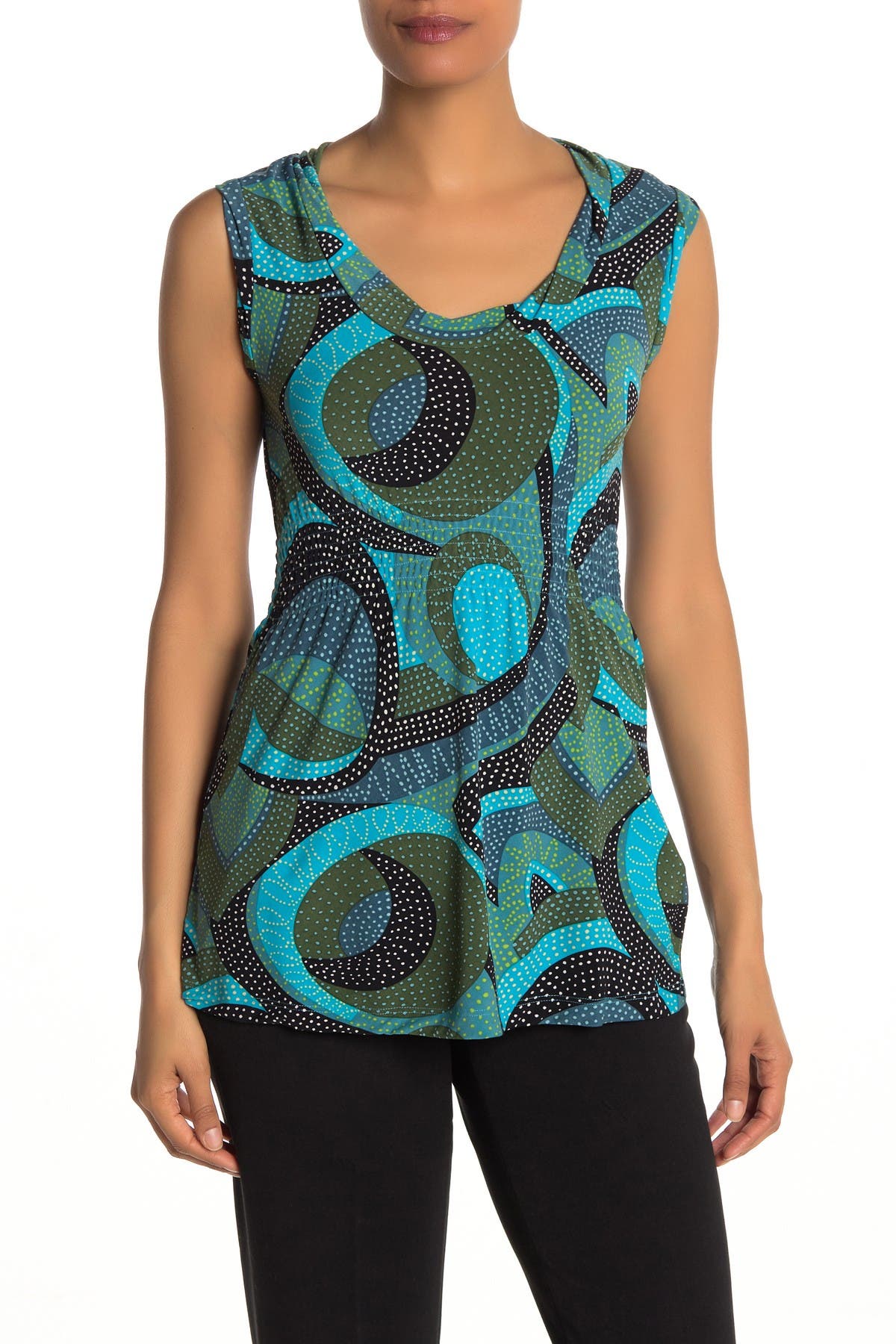Vertigo Paris Dotted Cap Sleeve Top (Women) | Nordstromrack