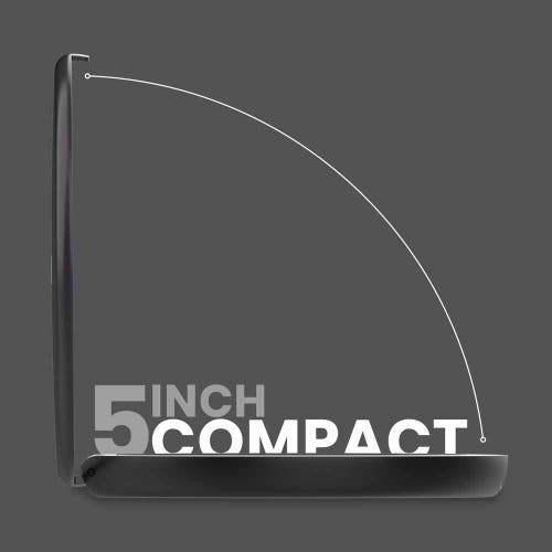 Luna London Compact Mirror In Black