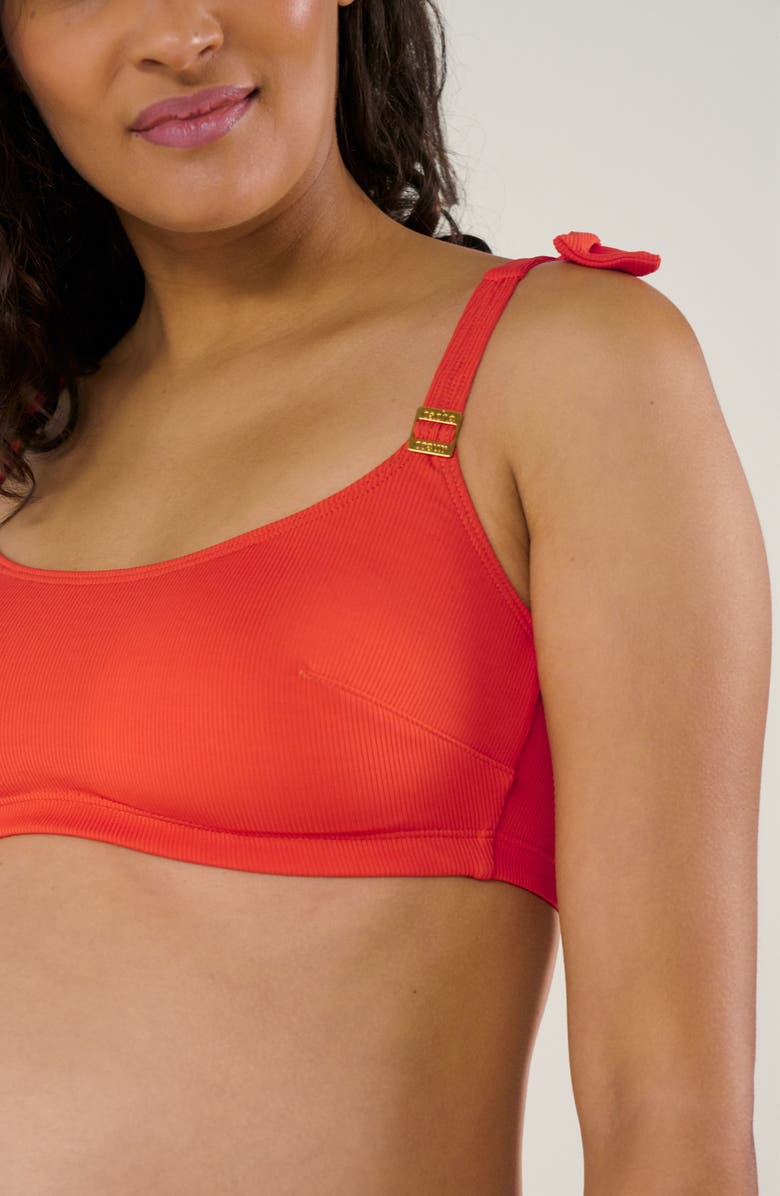 Cache Coeur Maternity bikini Porto Vecchio, Alternate, color, Orange
