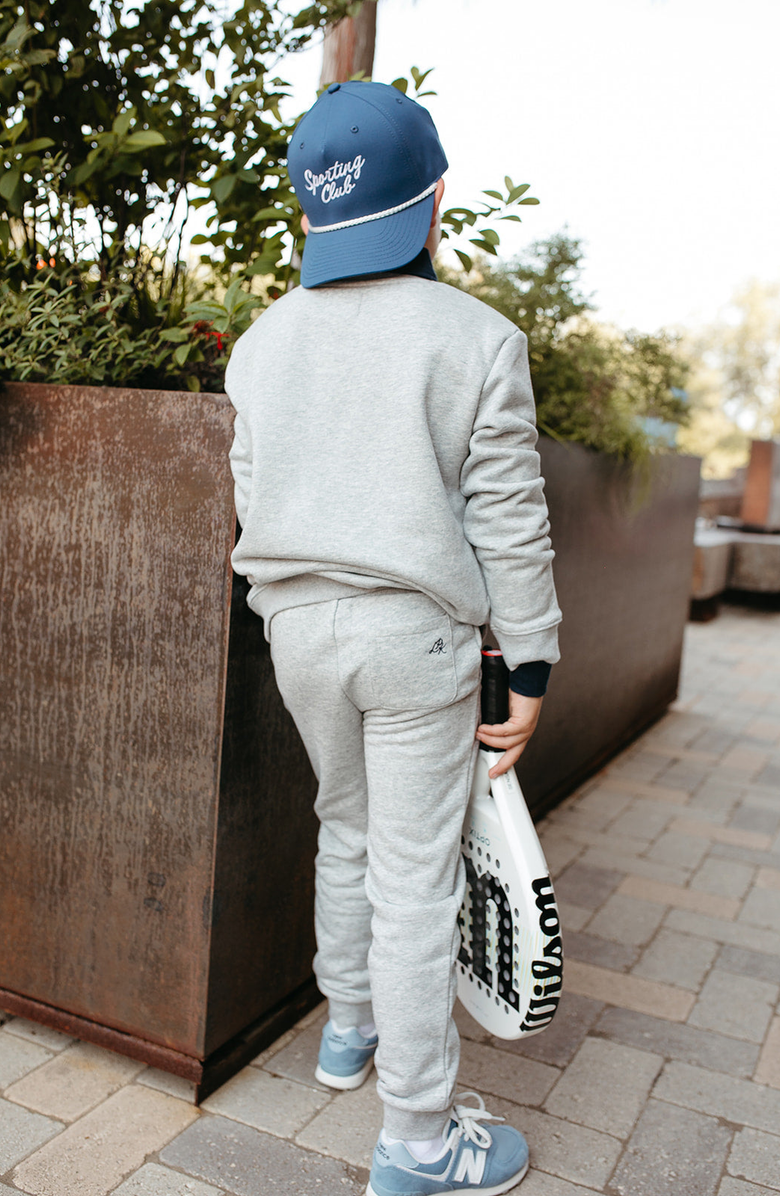 Little Paper Kids Benny Jogger, Alternate, color, Heather Grey Fleece