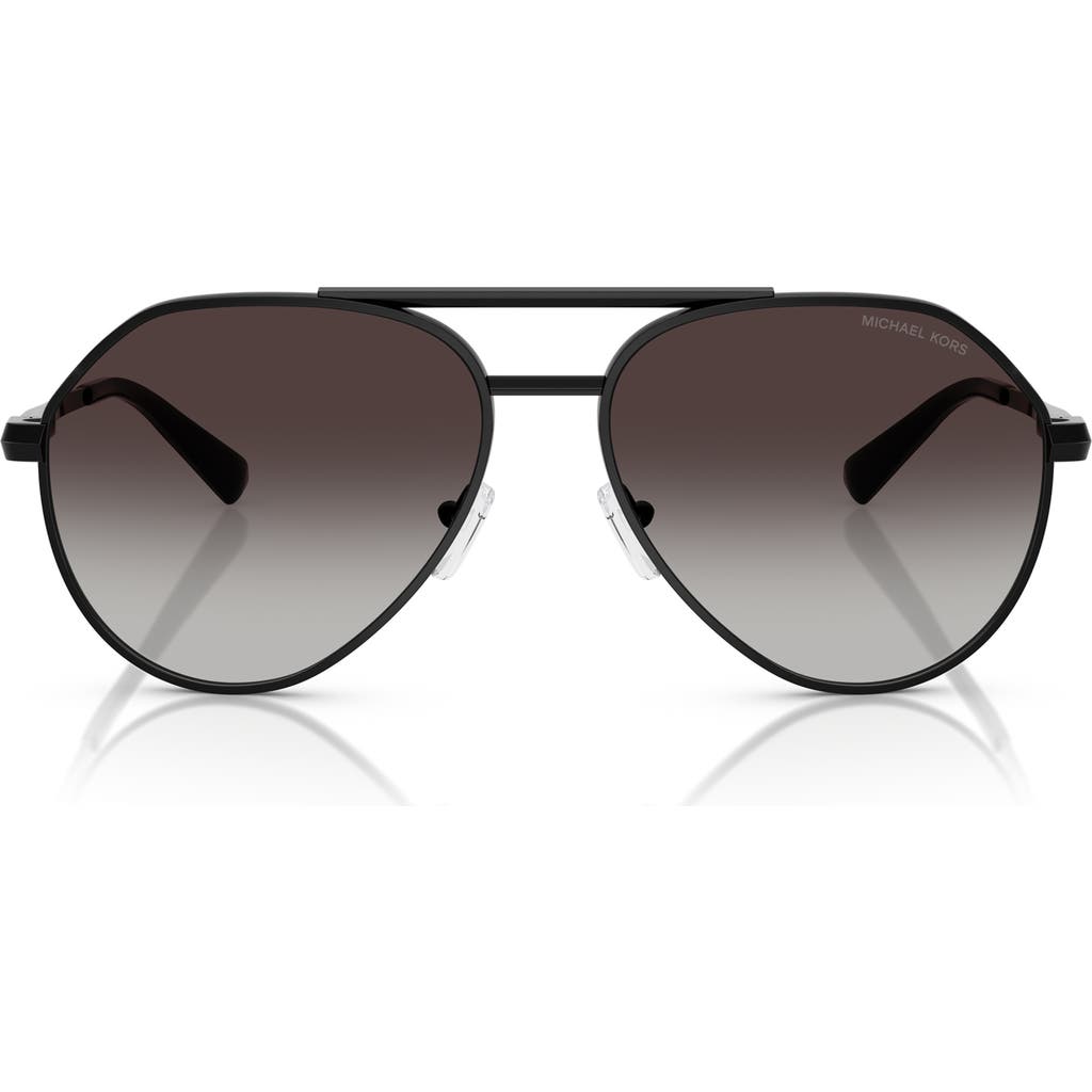 Michael Kors 60mm Pilot Sunglasses In Black