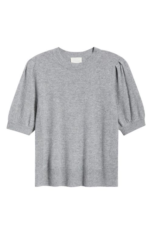 Caslonr Caslon(r) Puff Sleeve Wool & Cashmere Sweater In Gray