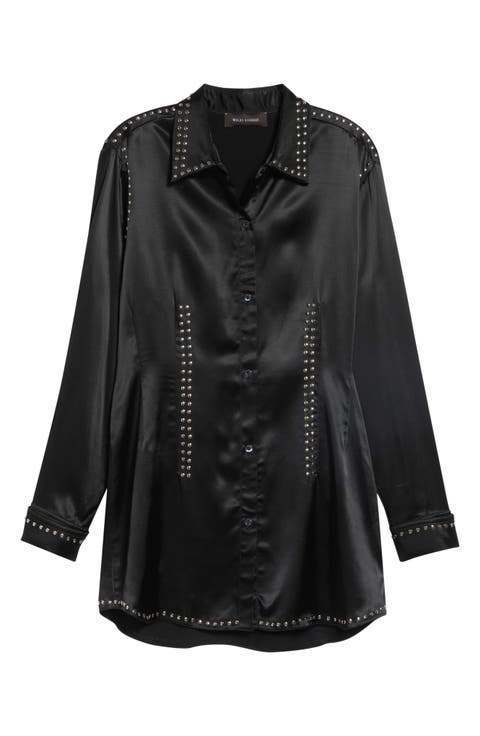 Mystic Studded Satin Shirt