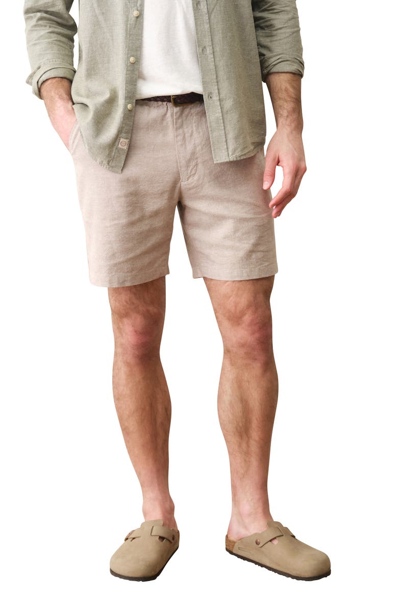 Saturday Hemp Chino Shorts, Main, color, TAUPE