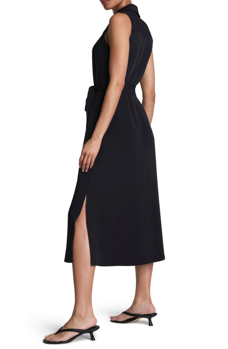 SPANX<sup>®</sup> Belted Midi Shirtdress, Alternate, color, Classic Black