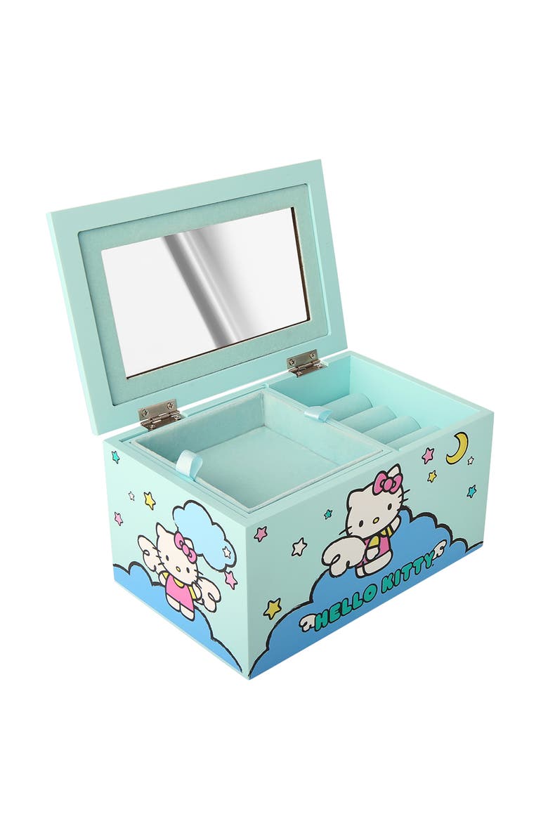 Hello Kitty Cloud Jewelry Box With Tray, Alternate, color, Light Blue