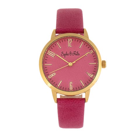 Vancouver Leather-Band Watch