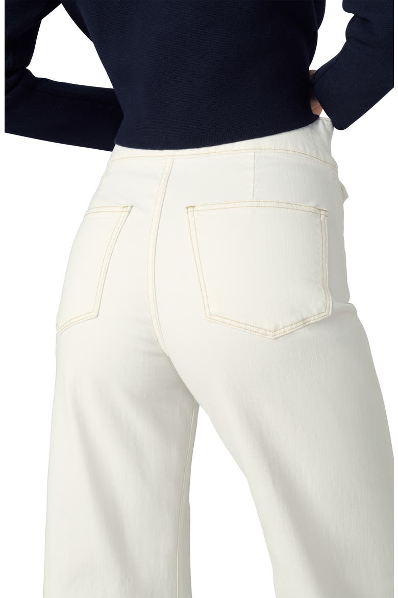 The Ellia Ankle Wide Leg Jeans, Alternate, color, MILK