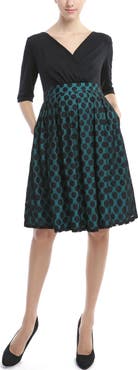 Kimi & Kai Giana Polka Dot Maternity Dress