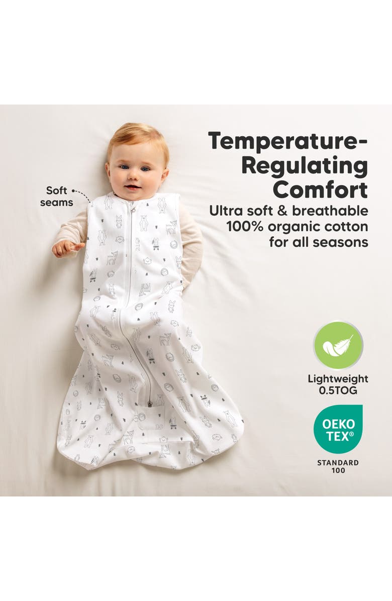 KeaBabies 2-Pack Snooze Sleep Sacks, Alternate, color, Woodland