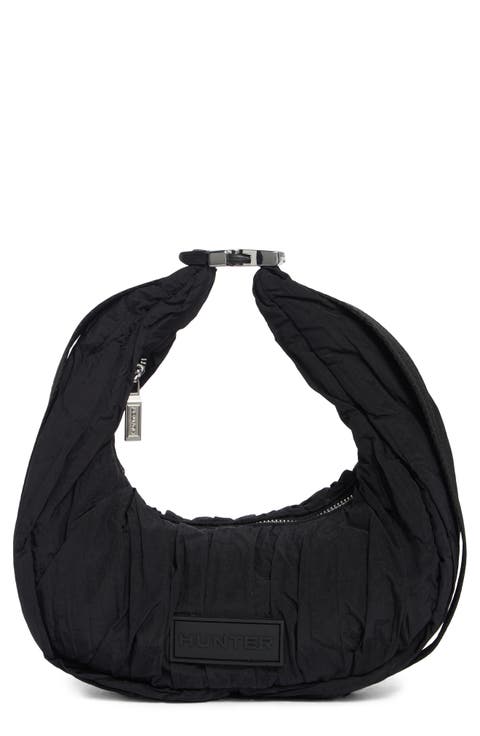 Lune Ruched Shoulder Bag