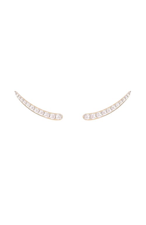 Pdpaola Riga Climbing Earrings In Gold