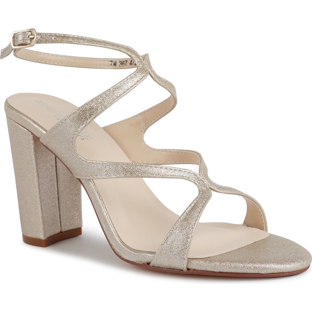 Touch Ups Shiloh Ankle Strap Sandal In Champagne