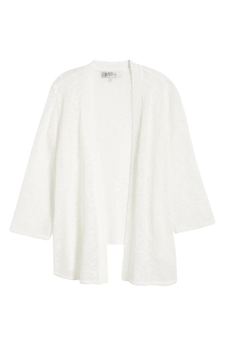 KASPER Open Front A-Line Cardigan, Alternate, color, 