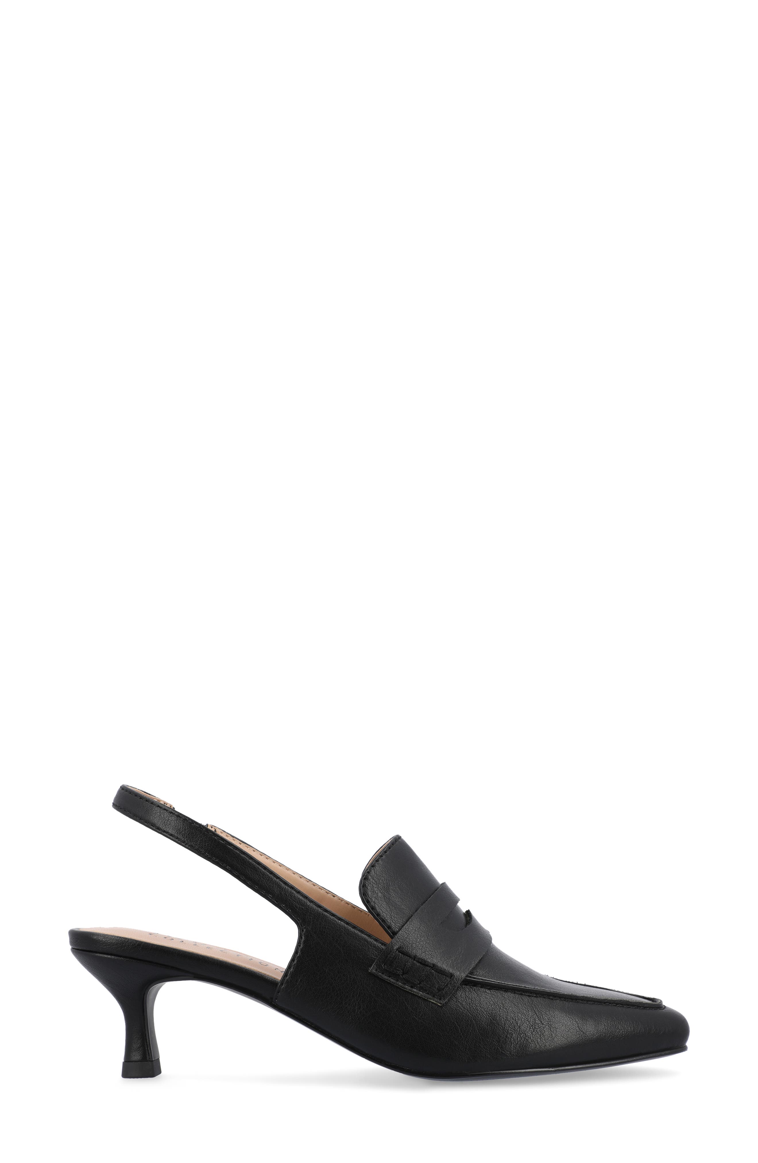 Journee Collection Amory Slingback Pump, Alternate, color, 