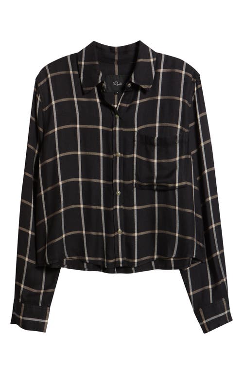 Rails Malin Windowpane Plaid Snap-up Shirt In Multi