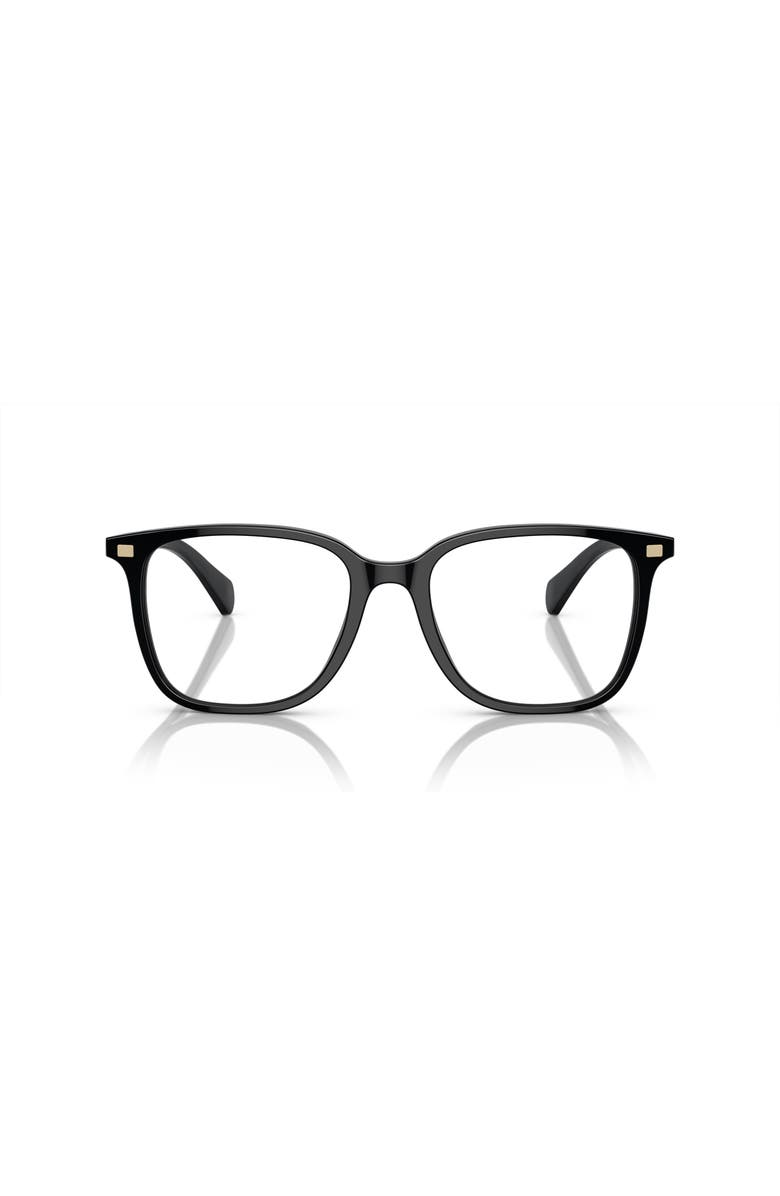 RALPH 55mm Square optical glasses, Alternate, color, Black