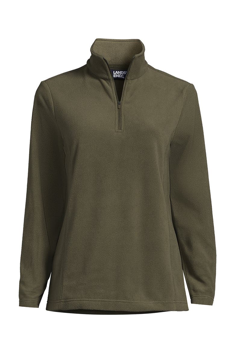 Anyweather Fleece Quarter Zip Pullover, Alternate, color, Forest Moss