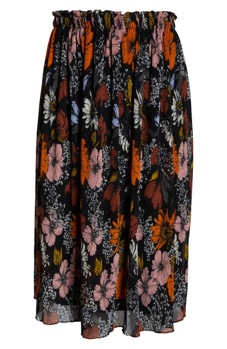 Halogen<sup>®</sup> x Atlantic-Pacific Crinkle Midi Skirt, Alternate, color,