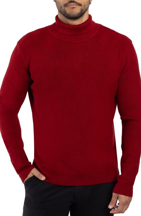 Ribbed Turtleneck Sweater