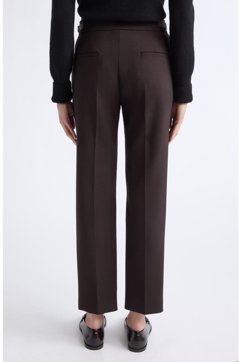 Macino Stretch Wool Trousers, Alternate, color, DARK BROWN