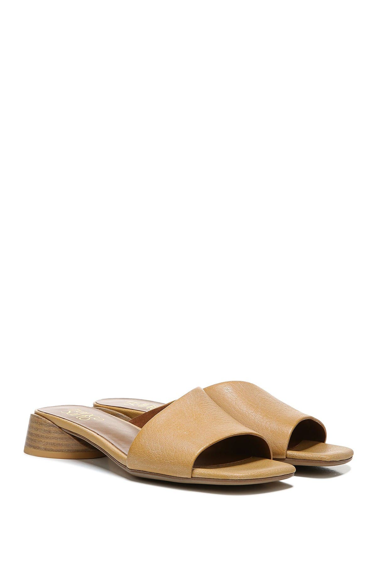 Leslie Leather Block Heel Sandal, Alternate, color, TAN LE