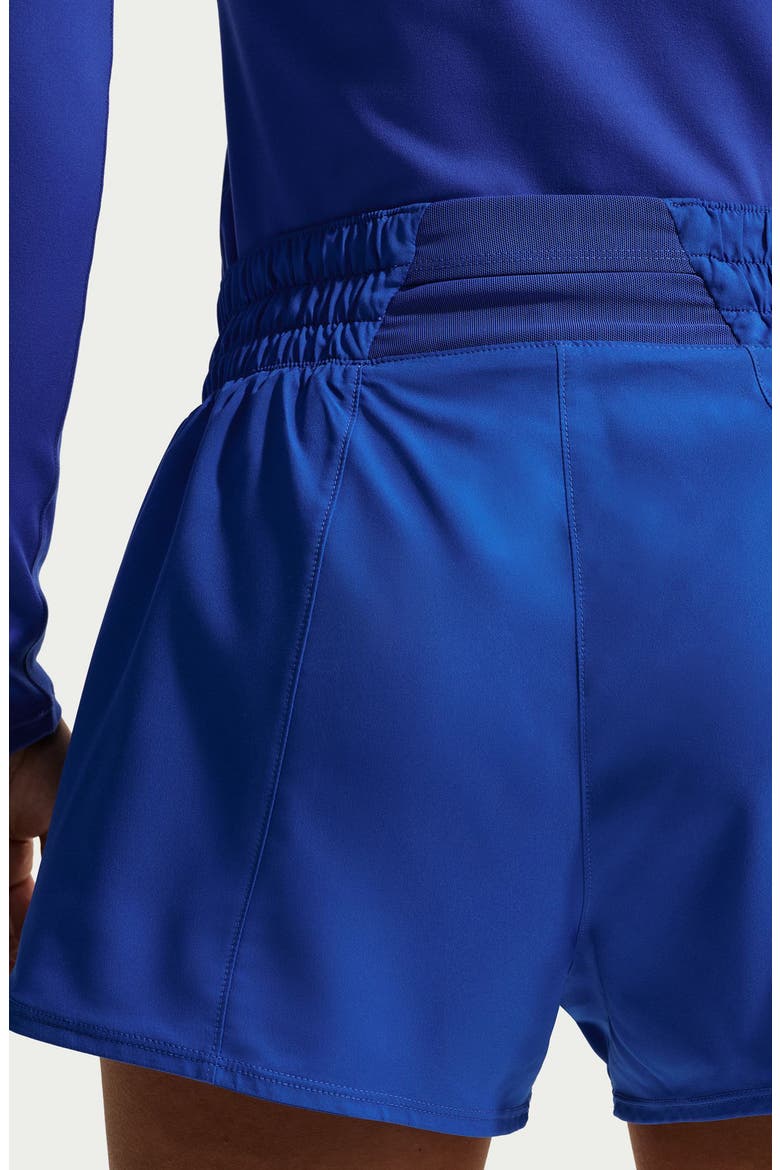 Dri-FIT Mid-Rise 3-Inch Brief-Lined Shorts, Alternate, color, HYPER ROYAL/ WHITE