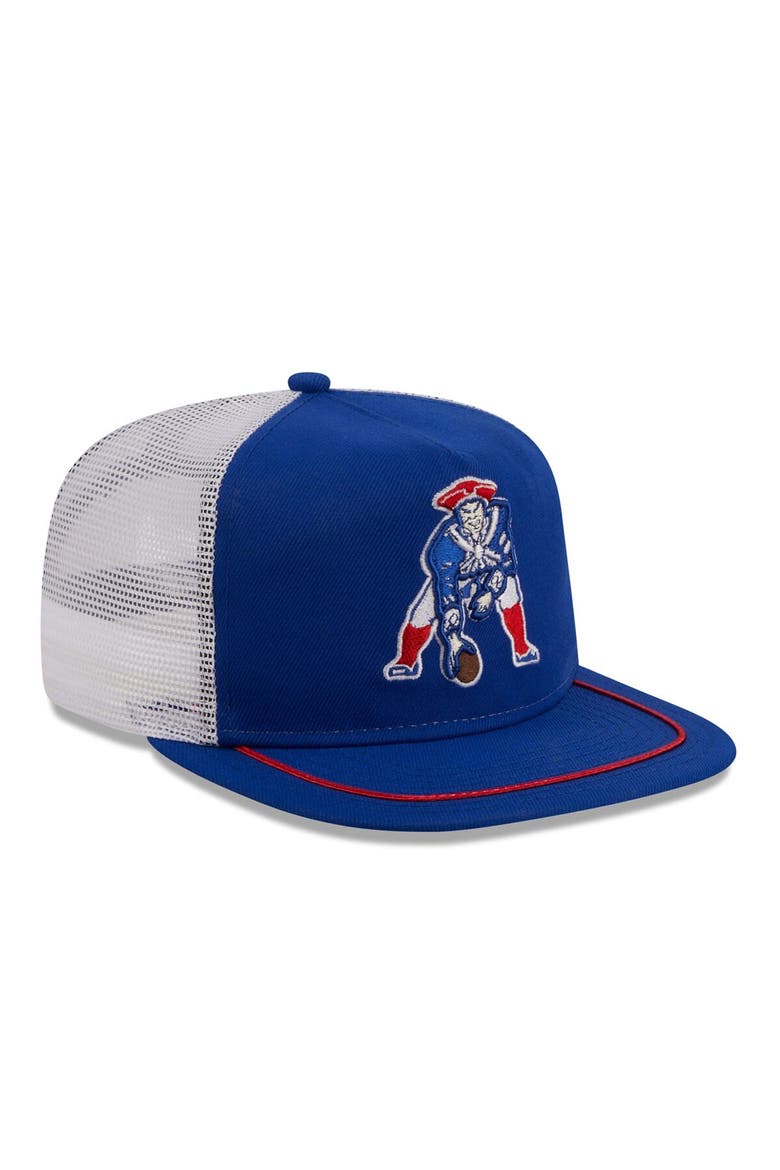Men's New Era Royal/White New England Patriots Original Classic Golfer Adjustable Hat, Alternate, color, Royal