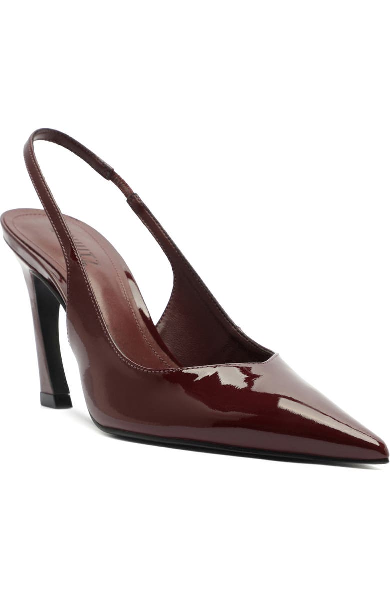 Schutz Lexi Slingback Pointed Toe Pump, Main, color, Vino