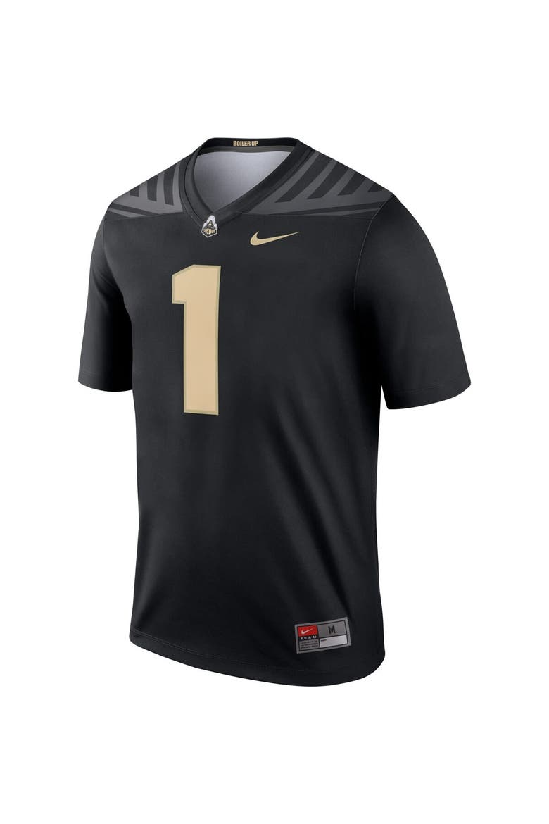 Men's Nike #1 Black Purdue Boilermakers Legend Jersey, Alternate, color, Black