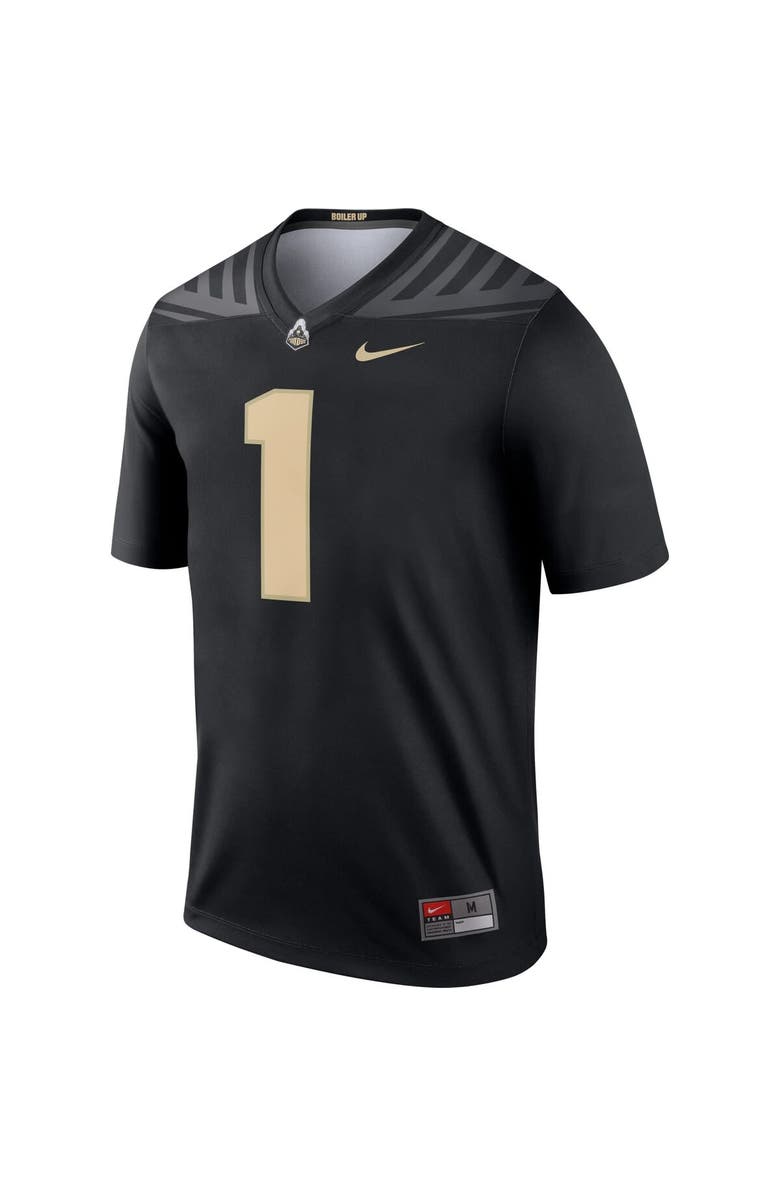 Nike Men's Nike #1 Black Purdue Boilermakers Legend Jersey, Alternate, color, Black