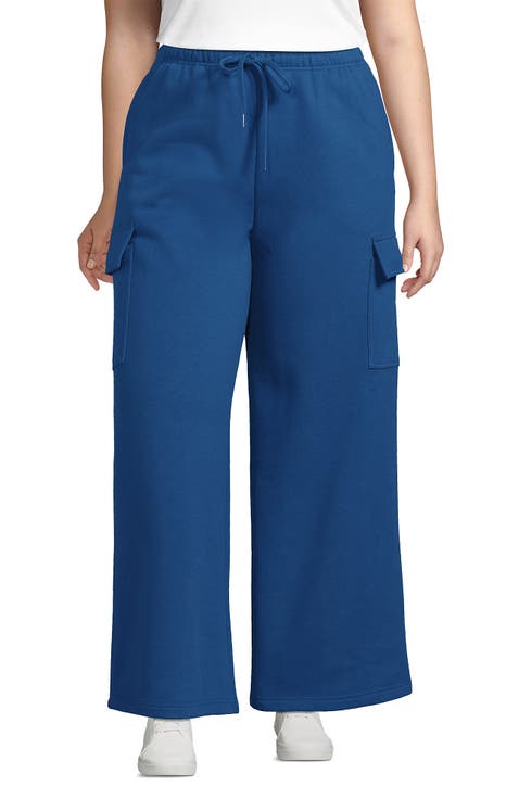 Serious Sweats High Rise Wide Leg Cargo Pants