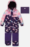 Deux par Deux Play Unicorn Hood & Expandable Sleeve One Piece Snowsuit