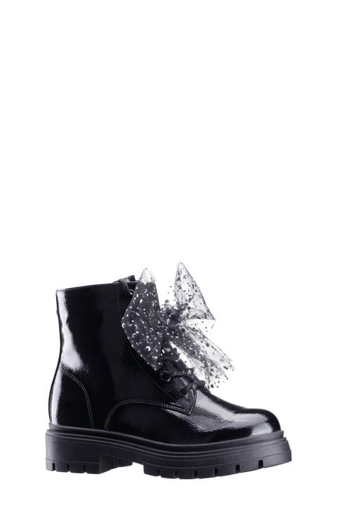 Kids' Tink Crystal Mesh Bow Combat Boot (Little Kid & Big Kid)