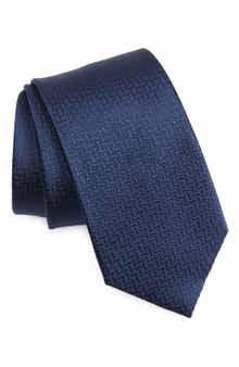 Texture Solid Silk Tie
