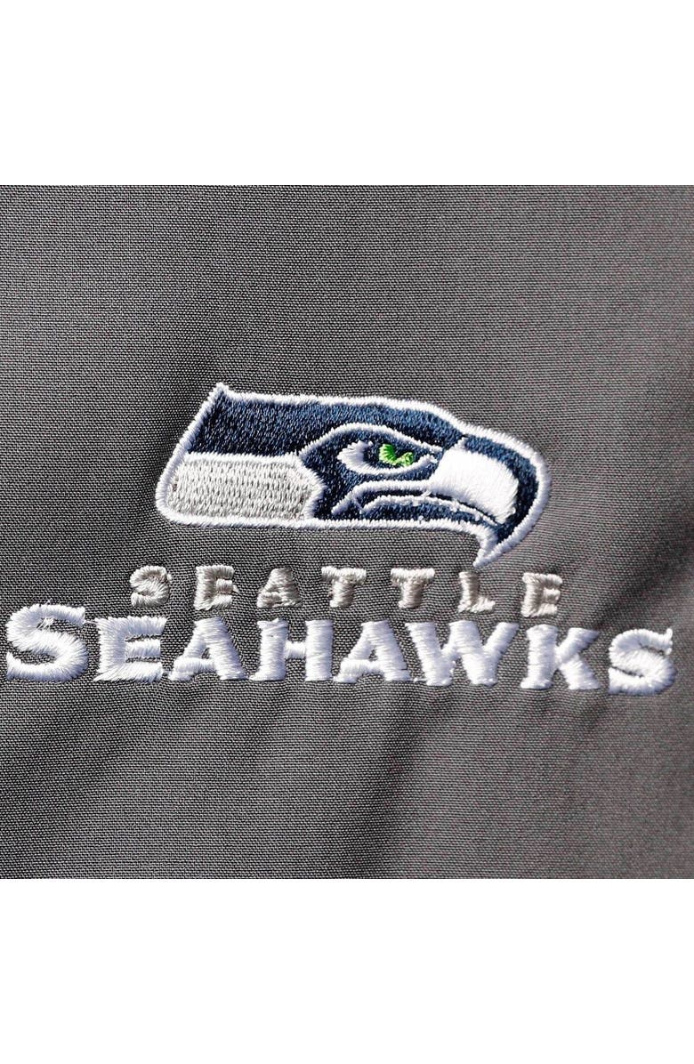 DUNBROOKE Men's Dunbrooke Gray Seattle Seahawks Big & Tall Sonoma Softshell Full-Zip Jacket, Alternate, color, Gray